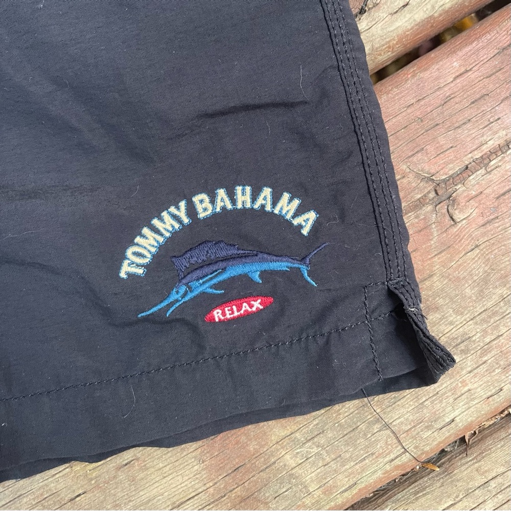 Tommy Bahama Relaxed sword fish Charcoal Swim Trunks